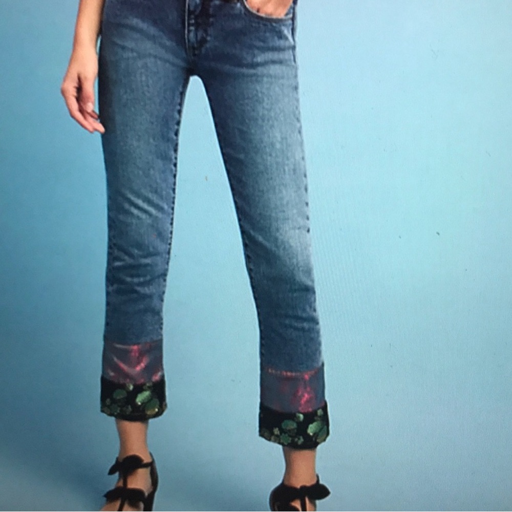 Size 29 Anthropologie Pilcro Jeans Medium Wash Denim Medium